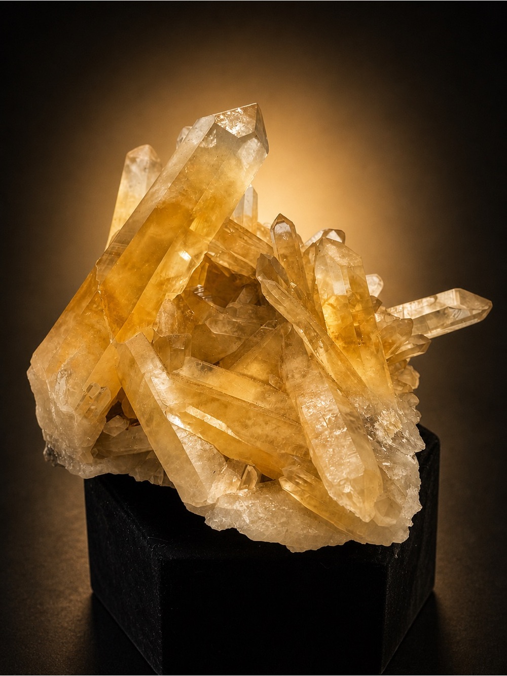Citrine Crystal Cluster - Brazil - Picture 1 of 7